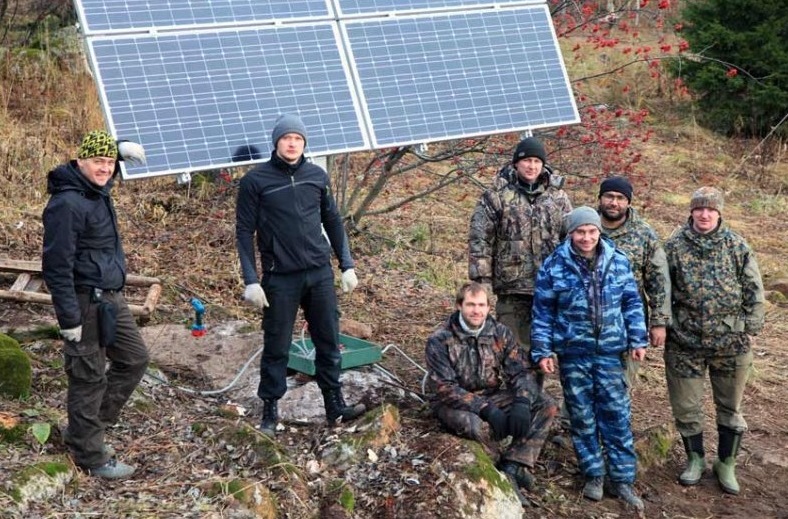 energy system &lsquo;Cordon-3000&rsquo; in Taganay national park on Gremuchiy Klyuch refuge